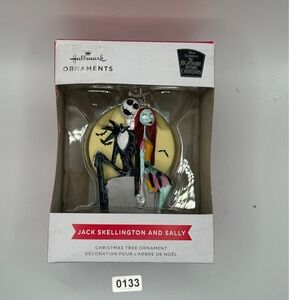Hallmark Disney Jack Skellington & Sally Christmas Tree‎ Ornament #134